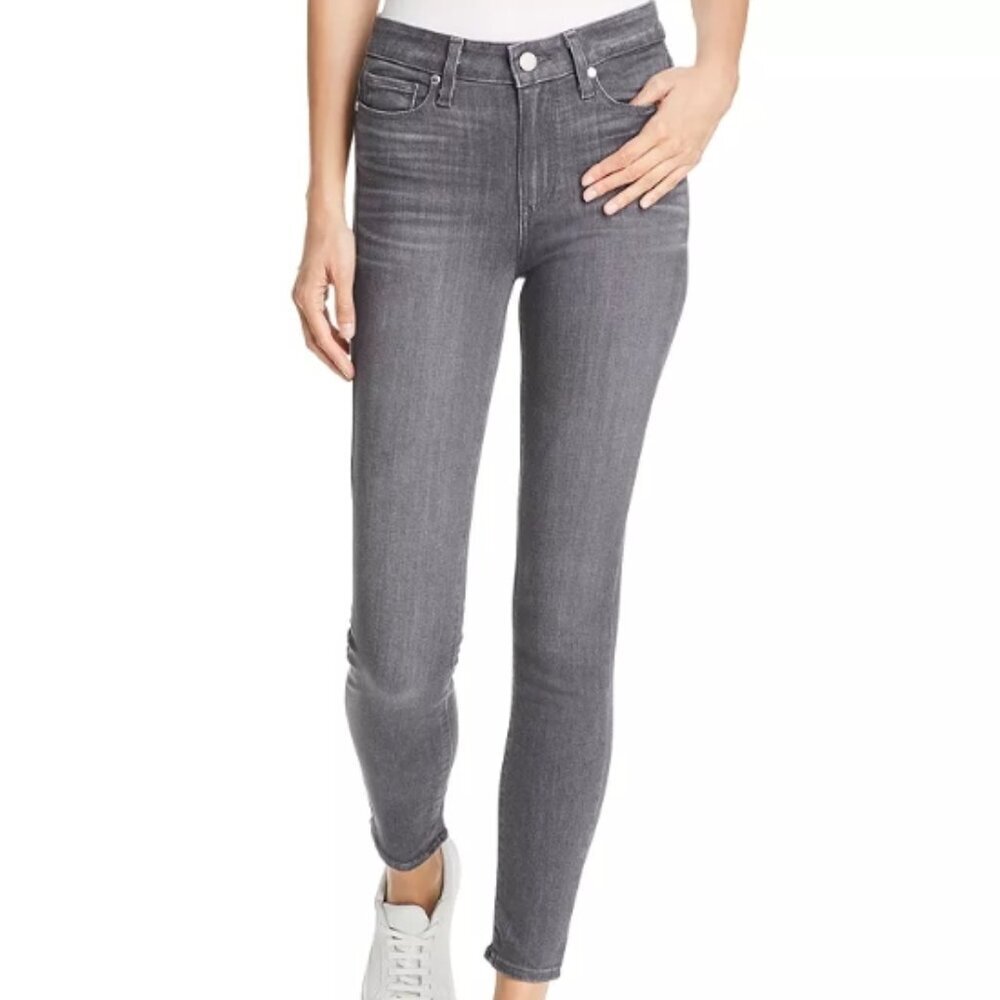 PAIGE Hoxton High Rise Ankle Skinny Jeans – Dusty Wash – Size 24 (NWT)